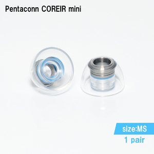 日本ディックス Pentaconn COREIR mini STAINLESS STEEL MSサイズ 1ペア Blue PTM11-MS-イメージ1