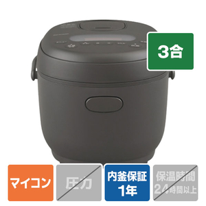 アイリスオーヤマ ジャー炊飯器 RICE COOKER 3合 RC-MDA30-B 中古 アイリスオーヤマ RC-MDA30-B 炊飯器 3合 マイコン式