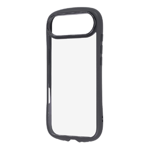 レイ・アウト iPhone Air用ハイブリッドタフケース Puffull +レンズガードリング ブラック RT-P54CMD1/B-イメージ1