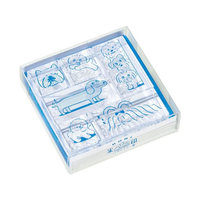 キングジム 透明スタンプ 氷印 セット イヌセット FCE536A-CLSSA-002