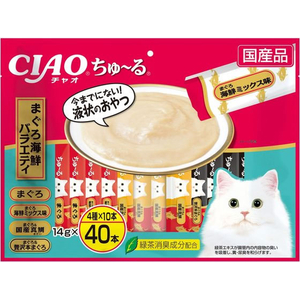 いなば CIAO ちゅーる まぐろ海鮮バラエティ 14g×40P FCF634N-イメージ1
