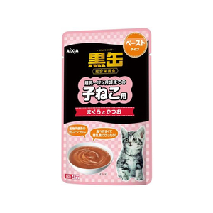 アイシア 黒缶パウチ子ねこまぐろとかつお ペースト60g FC881PM-BP-53-イメージ1