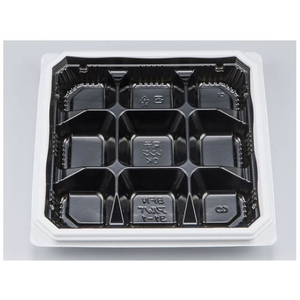 シーピー化成 弁当容器 BFNアルバ31-1 BW 本体 50枚 FCG395V-00612290-イメージ1