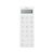 dretec/時計付電卓タイマー ホワイト CL-130WT FC461XX-2709865-イメージ1