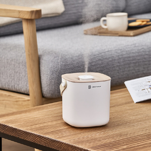 Life on Products 充電式ボックス型加湿器 -Premium WOOD- Life on Products ホワイトウッド LCAHF014-WW-イメージ4