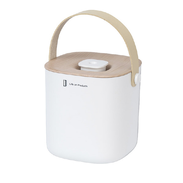 Life on Products 充電式ボックス型加湿器 -Premium WOOD- Life on Products ホワイトウッド LCAHF014-WW