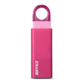 BUFFALO USB3．1(Gen1)/USB3．0対応 ノック式USBメモリー(32GB) ピンク RUF3-KS32GA-PK
