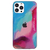 Dparks iPhone 13 Pro用ソフトクリアケース パステルカラー PINKBLUE DS21199I13P-イメージ1