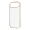 レイ・アウト iPhone Air用ハイブリッドタフケース Puffull +レンズガードリング ミルクホワイト RT-P54CMD1/MLW