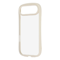 レイ・アウト iPhone Air用ハイブリッドタフケース Puffull +レンズガードリング ミルクホワイト RT-P54CMD1/MLW