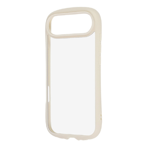 レイ・アウト iPhone Air用ハイブリッドタフケース Puffull +レンズガードリング ミルクホワイト RT-P54CMD1/MLW-イメージ1