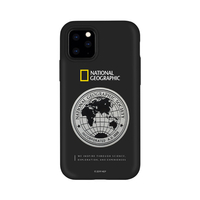 National Geographic iPhone 11 Pro Max用ケース Global Seal Metal-Deco Case ブラック NG17199I65R