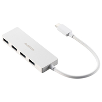 エレコム USB Type-C 4ポートUSB5Gbpsハブ ホワイト U3HC-H040WH