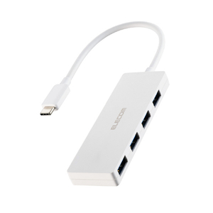 エレコム USB Type-C 4ポートUSB5Gbpsハブ ホワイト U3HC-H040WH-イメージ8