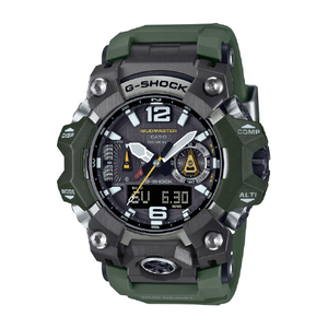 カシオ ソーラー電波腕時計 G-SHOCK Master of G MUDMASTER ブラック/グリーン GWG-B1000-3AJF-イメージ1