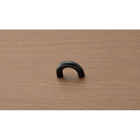 光 アイテック 丸棒ハンドル 45mm 黒 FCM0408-KMH-46