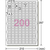 エーワン A4 200面 ラベルシール(プリンタ兼用) マット紙・ホワイト 100シート(20,000片)入り 73200-イメージ2