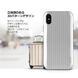 Matchnine iPhone XS/X用ケース PINTA CARRIER チタン MN89200I8-イメージ3
