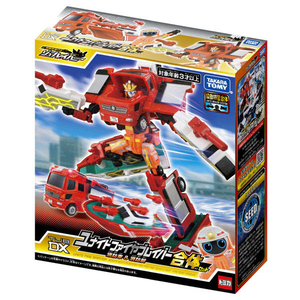 タカラトミー トミカ ジョブレイバー TJBDX ユナイトファイヤブレイバー 消防車&消防艇 合体セット ﾄﾐｶJBDXｼﾖｳﾎﾞｳｼﾔｼﾖｳﾎﾞｳﾃｲS-イメージ9