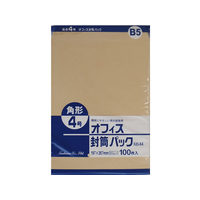 ツバメ工業 クラフト封筒 角4 85g／m2 500枚 1箱(500枚) F807583-K85-K4