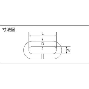 トラスコ中山 ステンレス ワリカン 線径4mm 1個入 FC551FC-4099877-イメージ2