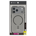 トリニティ iPhone 18 Pro Max用 / 17 Pro Max用  [Luce] マグネット吸着式アクセサリー対応 背面クリアハードケース クリア×ブラック TR-IP26L3-LUMS-CBK