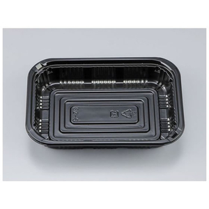 シーピー化成 惣菜容器 CZ-6 BS黒 本体 50枚 FCG396V-00613573-イメージ1