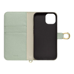 NATURAL design iphone15/14/13用手帳型ケース Orfe ミントグリーン IP23-61-ORF02-イメージ3