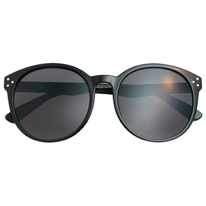 LE　FOON 大人サングラス Round frame sunglasses ブラック AS20101ﾌﾞﾗﾂｸ-イメージ1