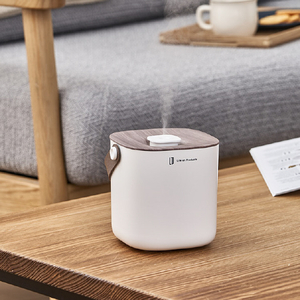 Life on Products 充電式ボックス型加湿器 -Premium WOOD- Life on Products グレージュウッド LCAHF014-GW-イメージ5