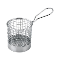 江部松商事 EBM/KM ミニ ステンレス 丸型フライバスケット BSKR8NM FC448LY-8491300