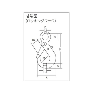 象印チェンブロック 象印/チェーンスリング100 アイタイプ 荷重1.7t線径6.3mm FC254HJ-4758269-イメージ3