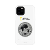 National Geographic iPhone 11 Pro Max用ケース Global Seal Metal-Deco Case ホワイト NG17200I65R