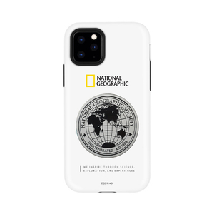 National Geographic iPhone 11 Pro Max用ケース Global Seal Metal-Deco Case ホワイト NG17200I65R-イメージ1