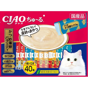 いなば CIAO ちゅーる かつお海鮮バラエティ 14g×40P FCF635N-イメージ1