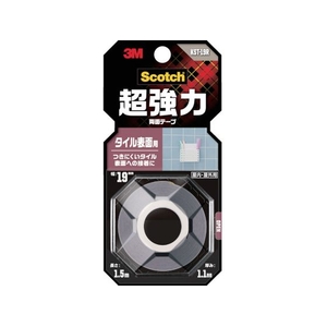 3M スコッチ 超強力両面テープ タイル表面用 19mm×1.5m FC177ZX-3894485-イメージ1