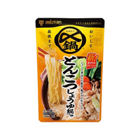 ミツカン 〆まで美味しいとんこつしょうゆ鍋つゆストレート750g F135278