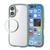 エレコム iPhone17用TOUGH SLIM LITE ケース フレームカラー メタルステッカー付 グリーン PM-A25ATSLFCGN-イメージ2