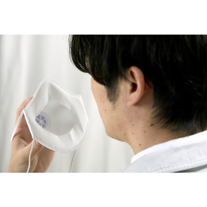 トラスコ 高密着 使い捨て式防じんマスク ＤＳ２ 排気弁つき（１０枚入） 排気弁付 T97-DS2V-イメージ7