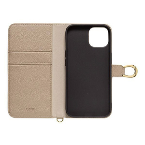 NATURAL design iphone15/14/13用手帳型ケース Orfe グレージュ IP23-61-ORF03-イメージ3