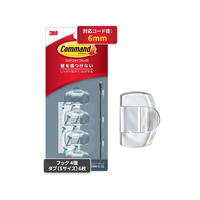 3M コマンドフック コード用 クリア Sサイズ FC768SY-CMG-S-CL