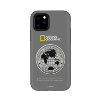 National Geographic iPhone 11 Pro Max用ケース Global Seal Metal-Deco Case グレー(チタン) NG17201I65R