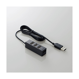 エレコム 機能主義USBハブコンパクト ACアダプタ付 ブラック U2H-TZ427SBK エレコム 機能主義USBハブコンパクト ACアダプタ付 ブラック U2H-TZ427SBK