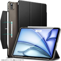 ESR iPad Air 11インチ M3/M2(2025/2024)用ケース Ascend Trifold Black ESR588