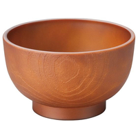 江部松商事 耐熱5寸 荒木目丼 総ブラウン 1001062 FC193LS-6224040