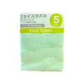 関西ファッション連合 フェイスタオル カラー 5枚組 FCE464S