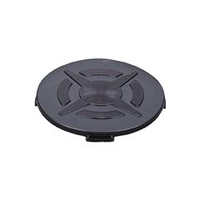 ＤＩＣプラスチック　容器資材 クローズドラムカンヨウカバー　DC-1　外寸：605×55　黒 DC-1-BK
