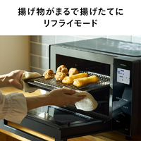 ツインバード DR-E220B センサー付フラットオーブンレンジ ブラック