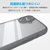 エレコム iPhone17用TOUGH SLIM LITE ケース フレームカラー メタルステッカー付 グレー PM-A25ATSLFCGY-イメージ5