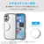 エレコム iPhone17用TOUGH SLIM LITE ケース フレームカラー メタルステッカー付 グレー PM-A25ATSLFCGY-イメージ8